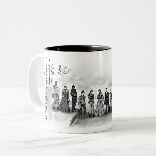 Tasse 2 Couleurs La trouille de la société Dread Penny (Devant gauche)