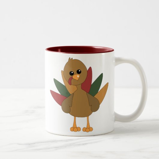 Tasse 2 Couleurs La Turquie de mange Lil (Droit)