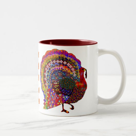 Tasse 2 Couleurs La Turquie ornée de bijoux (Droit)