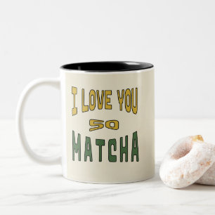 Tasse 2 Couleurs La Typographie de Matcha