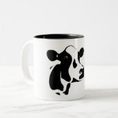 Tasse 2 Couleurs La vache se déplace (Devant gauche)