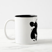 Tasse 2 Couleurs La vache se déplace (Gauche)