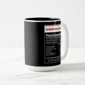 Tasse 2 Couleurs La valeur nutritive du directeur du marketing (Devant droit)