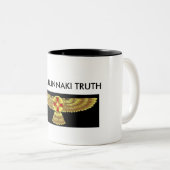 TASSE 2 COULEURS LA VÉRITÉ D'ANUNNAKI (Devant droit)