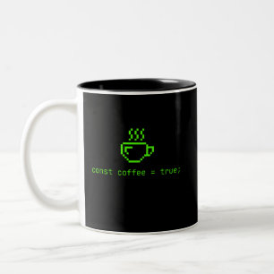 Tasse 2 Couleurs La vie Code et Café est Bonne