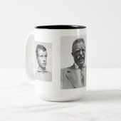 Tasse 2 Couleurs La vie de Teddy Roosevelt (Devant gauche)