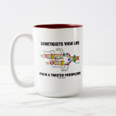 Tasse 2 Couleurs La vie de vue de généticiens d'une perspective (Gauche)