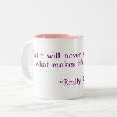 Tasse 2 Couleurs La vie douce (Devant gauche)