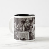 Tasse 2 Couleurs La vie élevée au-dessous des escaliers (Devant gauche)