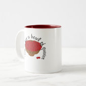 Tasse 2 Couleurs La vie est juste une cuvette de questions (Devant gauche)