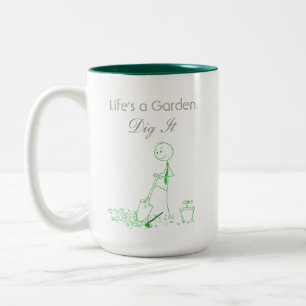 Tasse 2 Couleurs La vie est un jardin
