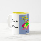 Tasse 2 Couleurs La vie est une danse (Devant gauche)