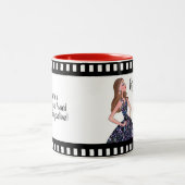 Tasse 2 Couleurs La VIE Est Une Performance Après L'Autre ! (Centre)