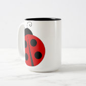 TASSE 2 COULEURS LA VIE MIGNONNE DE COCCINELLE (Devant gauche)