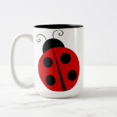 TASSE 2 COULEURS LA VIE MIGNONNE DE COCCINELLE (Gauche)