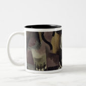 Tasse 2 Couleurs La vie toujours avec trois poignées (Gauche)