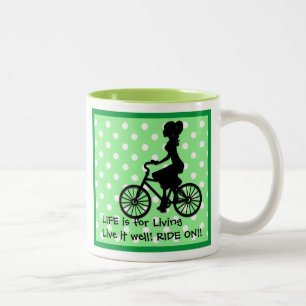 Tasse 2 Couleurs La Vie Vivre Vivre Bien Continuer