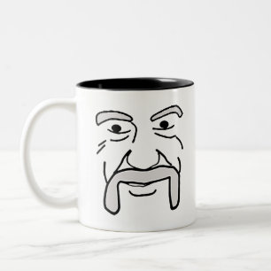 Tasse 2 Couleurs La vieille moustache