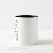 Tasse 2 Couleurs La vieille moustache (Centre)