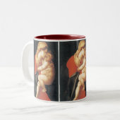Tasse 2 Couleurs La Vierge et l'enfant (Devant gauche)