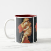 Tasse 2 Couleurs La Vierge et l'enfant (Gauche)