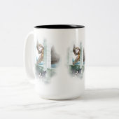 Tasse 2 Couleurs La Vignette du Dragon (Devant gauche)