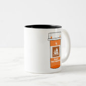 Tasse 2 Couleurs La voile est ma drogue (Devant droit)