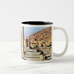 Tasse 2 Couleurs La vue générale de l'Apadana a fondé c.518 AVAN