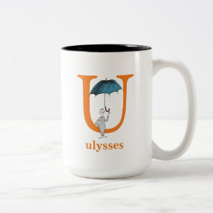 Tasse 2 Couleurs L'ABC de Dr Seuss : Lettre U - Orange   Ajoutez vo