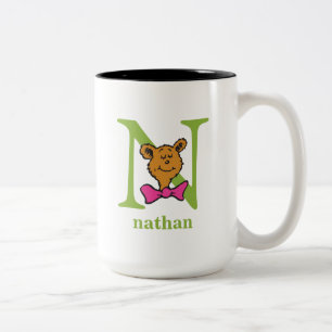 Tasse 2 Couleurs L'ABC du Dr Seuss : Lettre N - Vert   Ajoutez votr