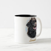 Tasse 2 Couleurs Labradoodle Cadfts (Devant droit)
