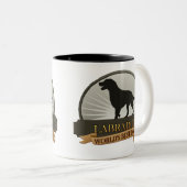 Tasse 2 Couleurs Labrador (Devant droit)
