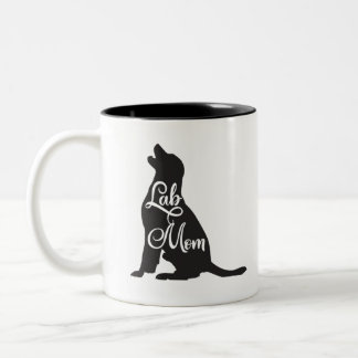 Tasse 2 Couleurs Labrador Mama Funny Dog Mom - chien de laboratoire