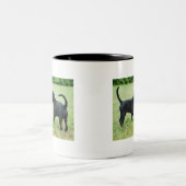 Tasse 2 Couleurs Labrador retriever noir (Centre)