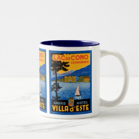 Tasse 2 Couleurs Lac de Como (Droit)