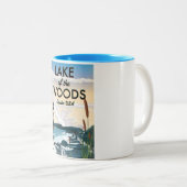 Tasse 2 Couleurs Lac des Bois USA canada (Devant droit)