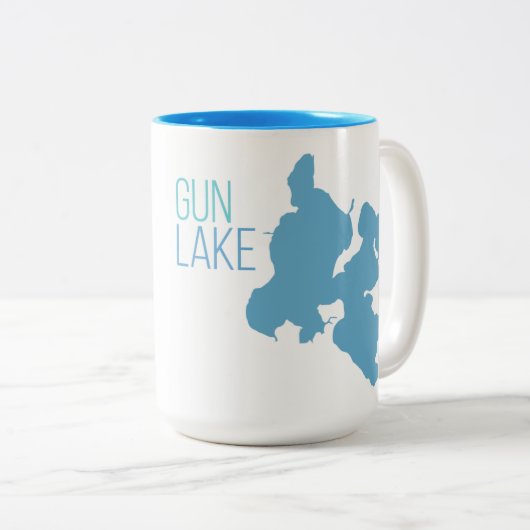 Tasse 2 Couleurs Lac gun (Devant droit)