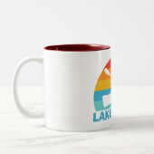 Tasse 2 Couleurs Lac Lavon Texas Kayak (Gauche)