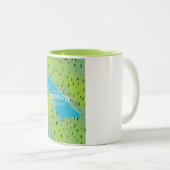 Tasse 2 Couleurs Lac Loweswater, district du lac, plan de voyage. (Devant droit)