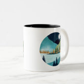 Tasse 2 Couleurs Lac Moonrise (Devant droit)