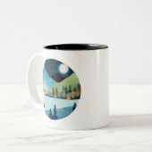 Tasse 2 Couleurs Lac Moonrise (Devant gauche)