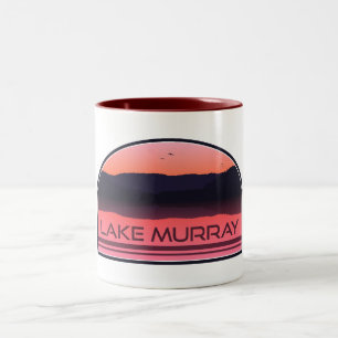 Tasse 2 Couleurs Lac Murray South Carolina Red Sunrise