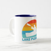 Tasse 2 Couleurs Lac Pleasant Arizona Kayak (Devant gauche)