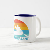 Tasse 2 Couleurs Lac Pleasant Arizona Kayak (Devant droit)