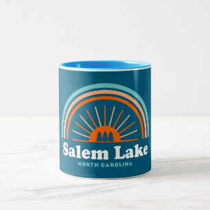 Tasse 2 Couleurs Lac Salem Caroline du Nord Arc-en-ciel