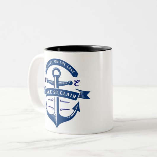 Tasse 2 Couleurs Lac St. Clair (Devant gauche)