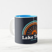 Tasse 2 Couleurs Lac Tahoe California Rainbow (Devant gauche)