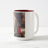 Tasse 2 Couleurs L'Accolade Le Chevalier (Devant droit)