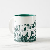 Tasse 2 Couleurs L'Acropole d'Athènes, Grèce (Devant gauche)