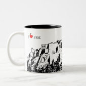 Tasse 2 Couleurs L'Acropole d'Athènes, Grèce (Gauche)